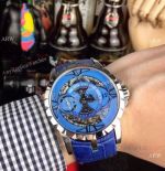 Copy Roger Dubuis Excalibur Quatuor Watches - SS Blue Dial